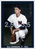 Don Johnson - 1952 Washington Senators - choose a size & style