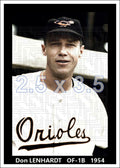 Don Lenhardt - 1954 Baltimore Orioles - choose a size & style