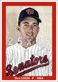 Don Loun - 1964 Washington Senators - choose a size & style