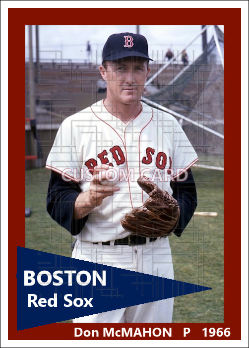 Don McMahon - 1966 Boston Red Sox - choose a size & style