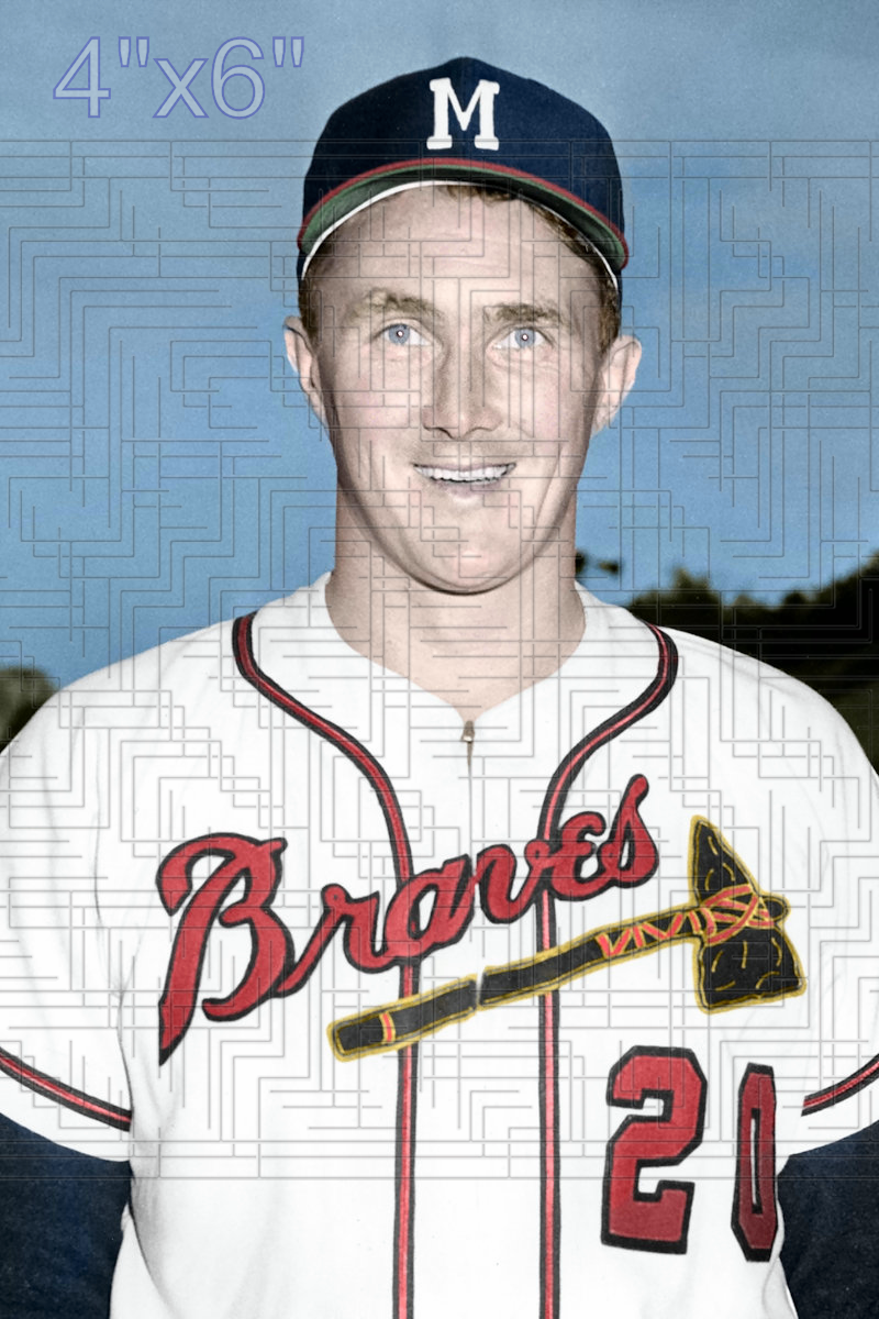Don McMahon - 1957-62 Milwaukee Braves - choose a size & style