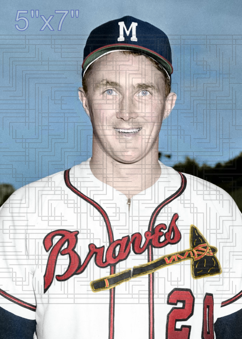 Don McMahon - 1957-62 Milwaukee Braves - choose a size & style