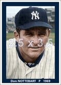 Don Nottebart - 1969 New York Yankees - choose a size & style