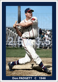 Don Padgett - 1946 Boston Braves - choose a size & style