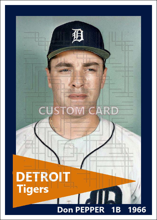Don Pepper - 1966 Detroit Tigers - choose a size & style