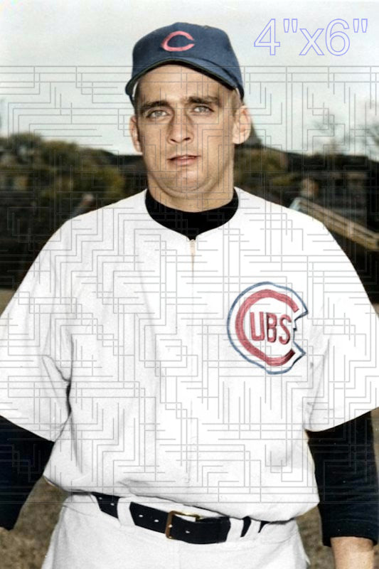 Don Robertson - 1954 Chicago Cubs - choose a size & style