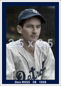 Don Ross - 1938 Detroit Tigers - choose a size & style