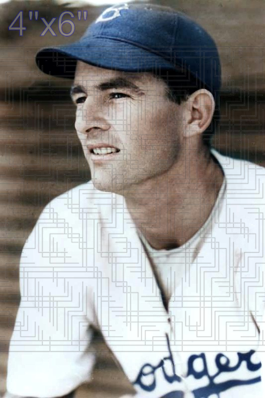 Don Ross - 1940 Brooklyn Dodgers - choose a size & style