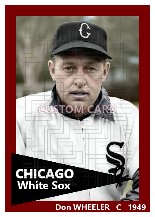 Don Wheeler - 1949 Chicago White Sox - choose a size & style