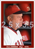 Don Zimmer - 1976-78 Boston Red Sox - choose a size & style