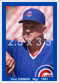 Don Zimmer - 1991 Chicago Cubs - choose a size & style