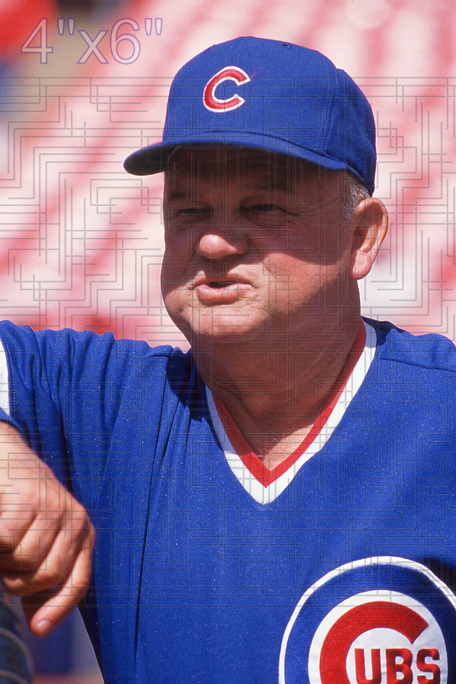 Don Zimmer - 1991 Chicago Cubs - choose a size & style