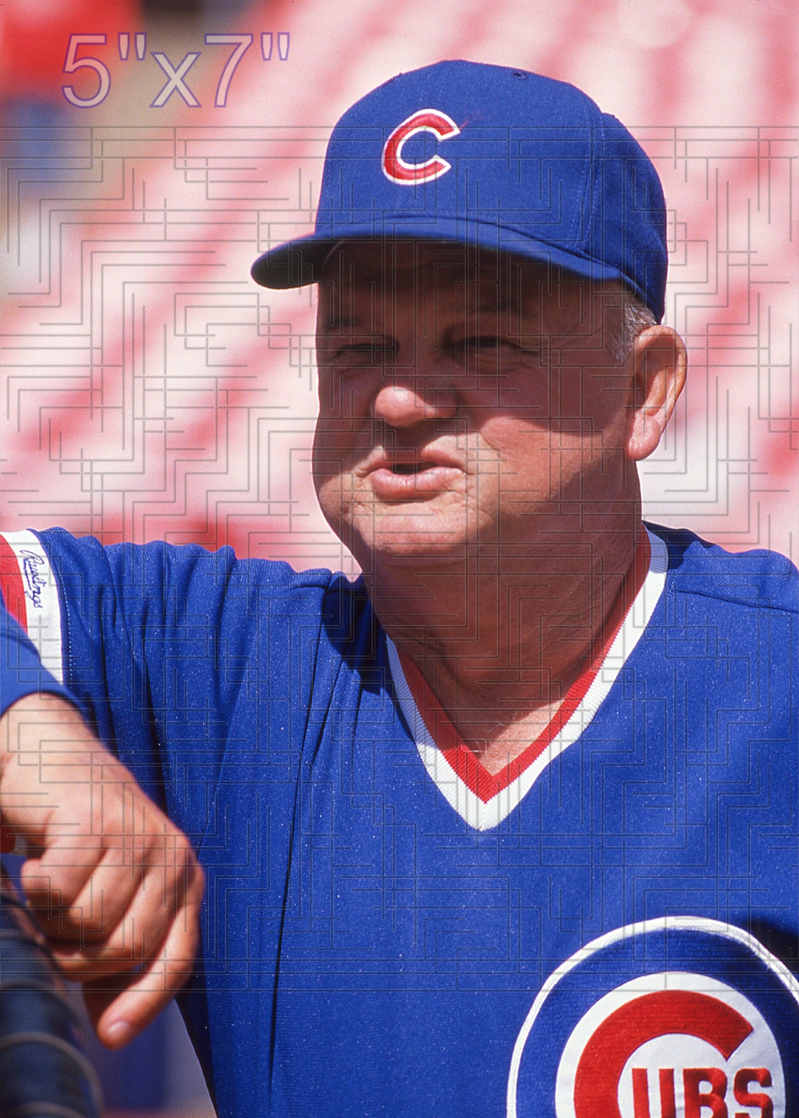 Don Zimmer - 1991 Chicago Cubs - choose a size & style