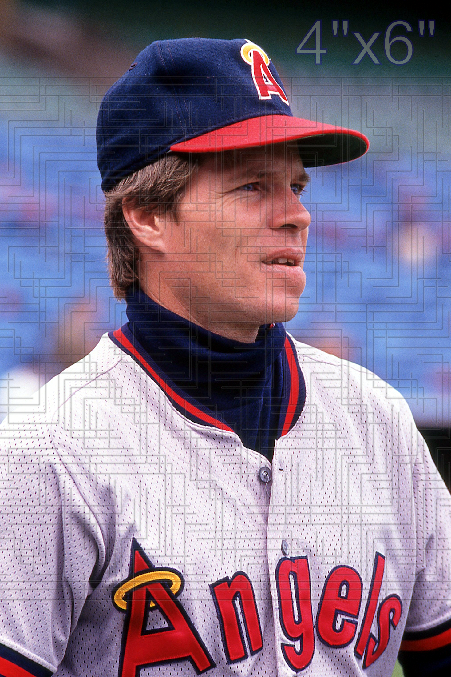 Donnie Hill - 1990 California Angels - choose a size & style