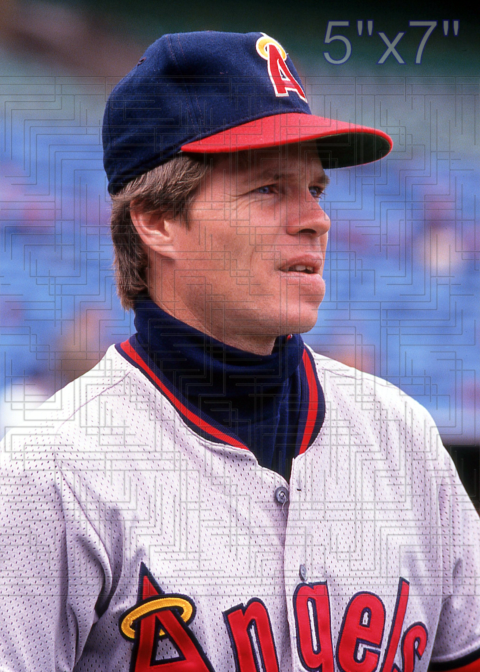 Donnie Hill - 1990 California Angels - choose a size & style