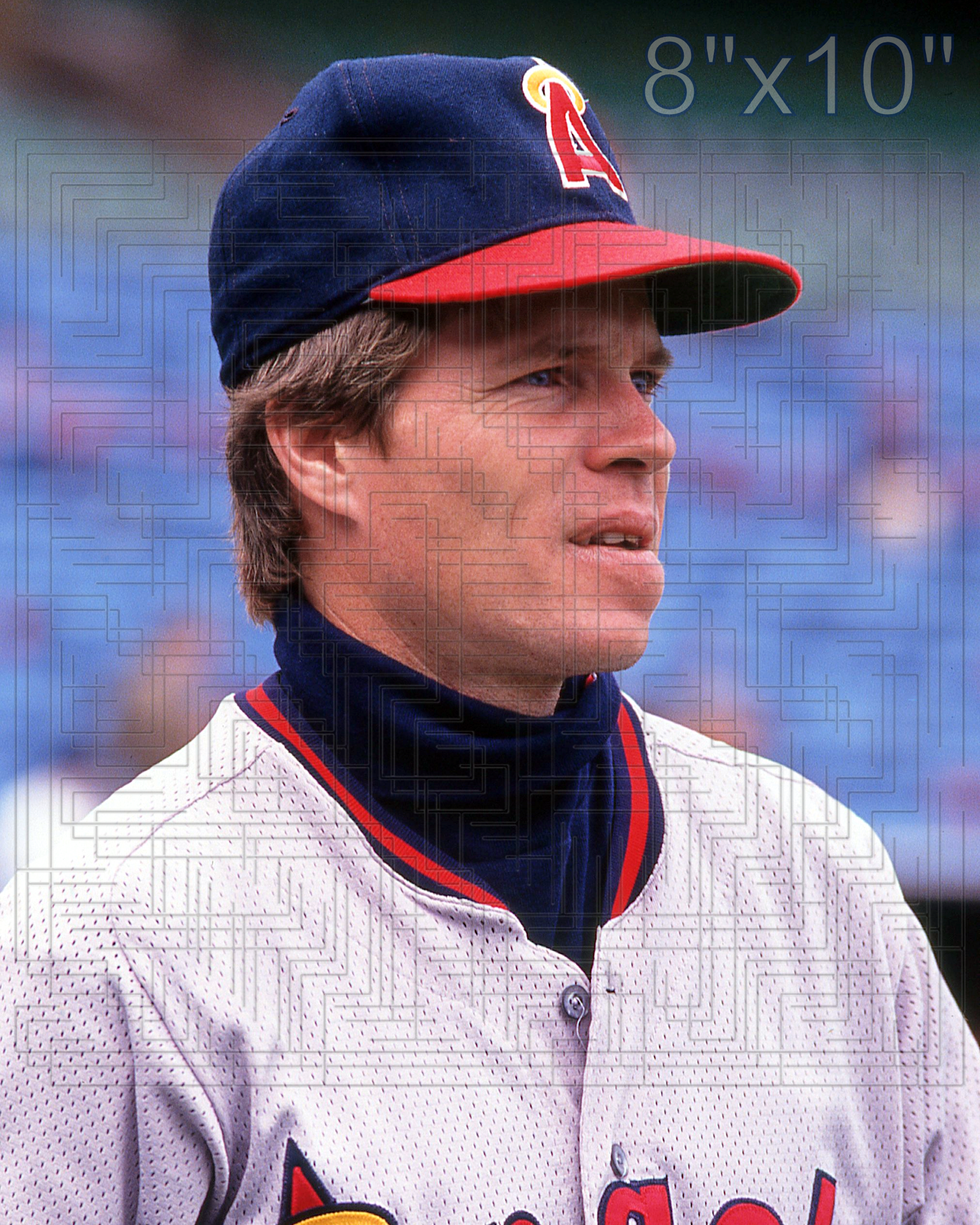 Donnie Hill - 1990 California Angels - choose a size & style