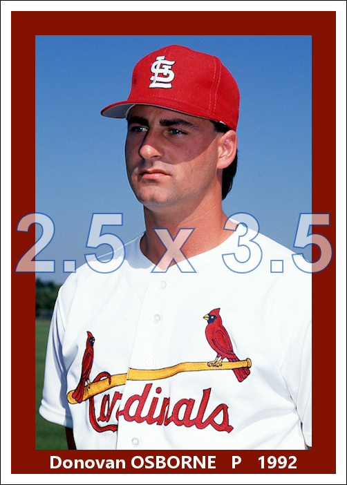 Donovan Osborne - 1992 St. Louis Cardinals - choose a size & style