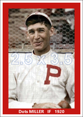 Dots Miller - 1920 Philadelphia Phillies - choose a size & style