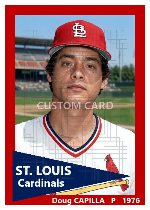 Doug Capilla - 1976 St. Louis Cardinals - choose a size & style
