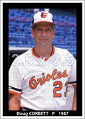 Doug Corbett - 1987 Baltimore Orioles - choose a size & style