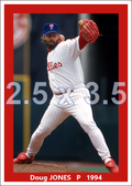 Doug Jones - 1994 Philadelphia Phillies - pose B - choose a size & style