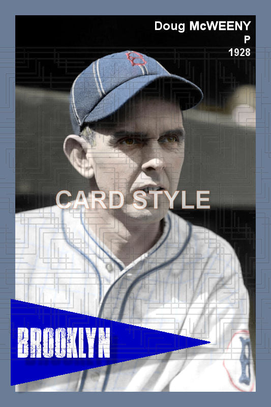 Doug McWeeny - 1928 Brooklyn Robins - choose a size & style