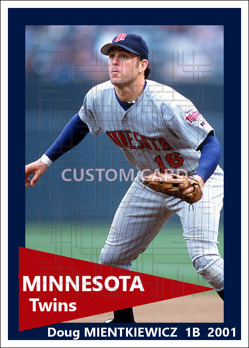 Doug Mientkiewicz - 2001 Minnesota Twins - choose a size & style