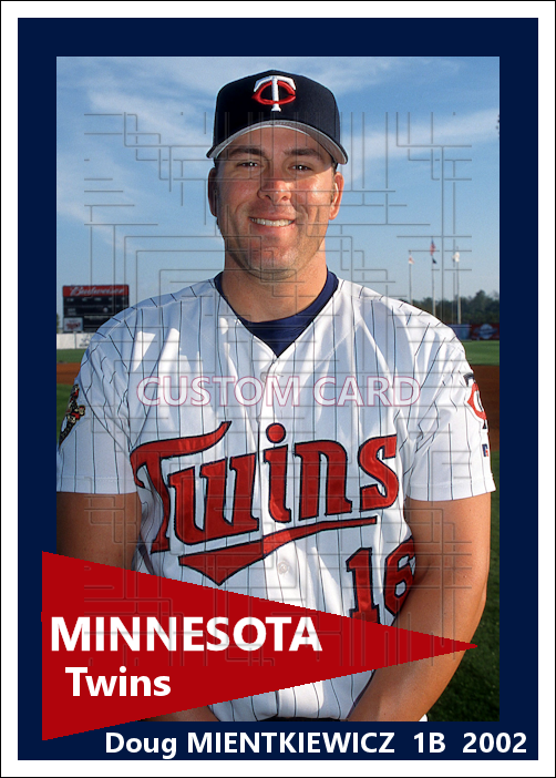 Doug Mientkiewicz - 2002 Minnesota Twins - choose a size & style