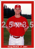 Doug Nickle - 2001 Philadelphia Phillies - choose a size & style