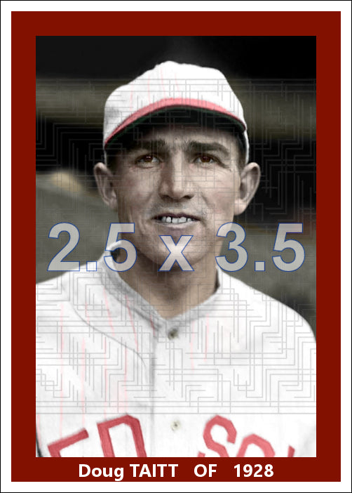 Doug Taitt - 1928 Boston Red Sox - choose a size & style