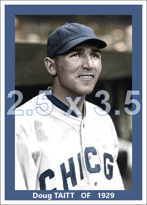 Doug Taitt - 1929 Chicago White Sox - choose a size & style