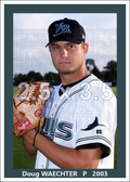 Doug Waechter - 2003 Tampa Bay Devil Rays - choose a size & style