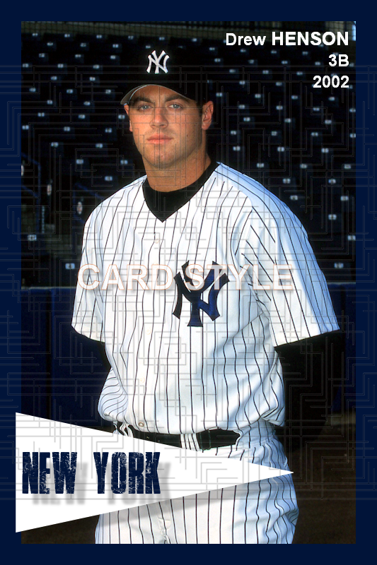 Drew Henson - 2002 New York Yankees - choose a size & style