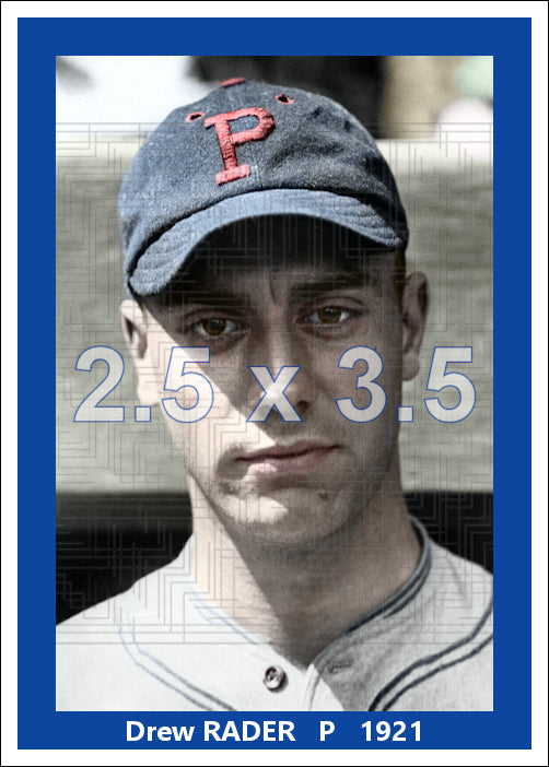 Drew Rader - 1921 Pittsburgh Pirates - choose a size & style