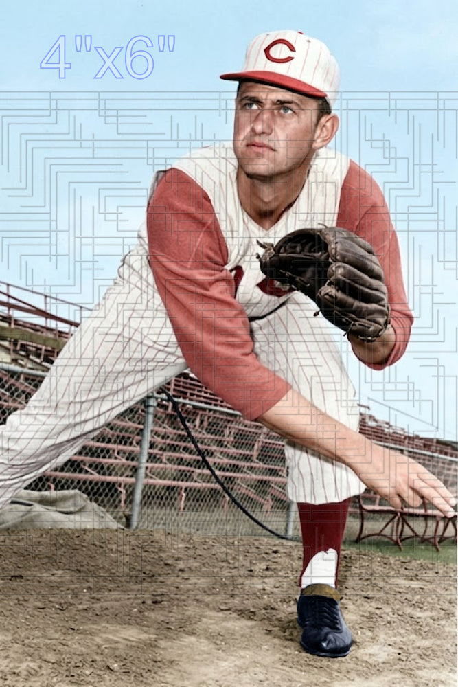 Duane Richards - 1960 Cincinnati Reds - choose a size & style