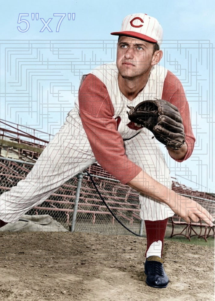 Duane Richards - 1960 Cincinnati Reds - choose a size & style