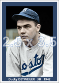 Ducky Detweiler - 1942 Boston Braves - choose a size & style