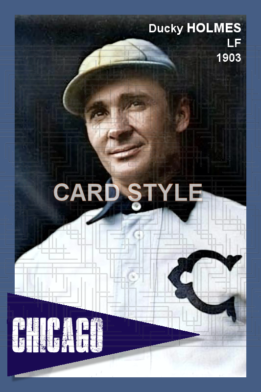 Ducky Holmes - 1903 Chicago White Sox - choose a size & style