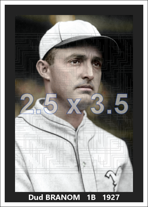 Dud Branom - 1927 Philadelphia Athletics - choose a size & style