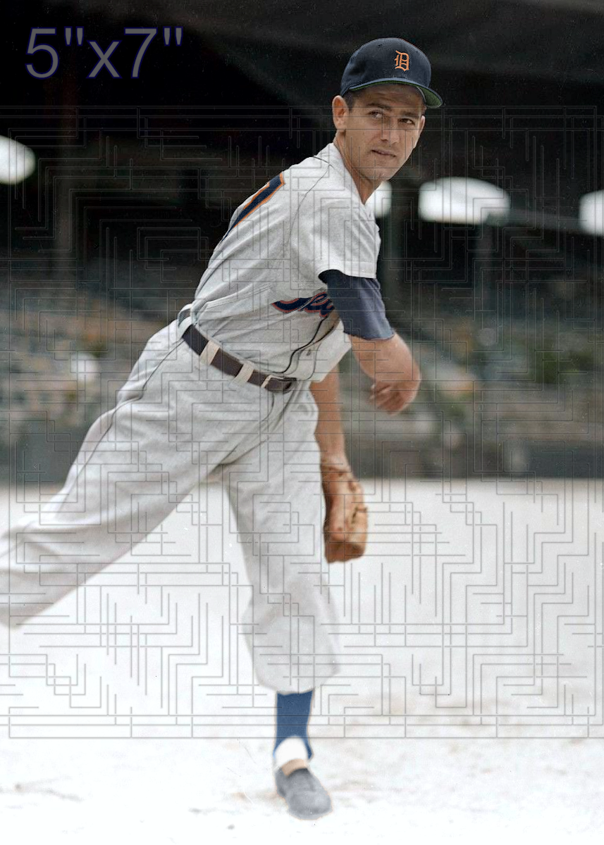 Duke Maas - 1955 Detroit Tigers - choose a size & style
