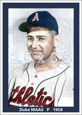 Duke Maas - 1958 Kansas City Athletics - choose a size & style