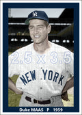 Duke Maas - 1959 New York Yankees - choose a size & style
