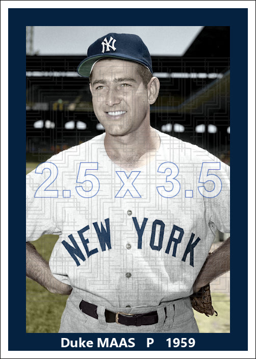 Duke Maas - 1959 New York Yankees - choose a size & style