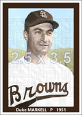 Duke Markell - 1951 St. Louis Browns - choose a size & style