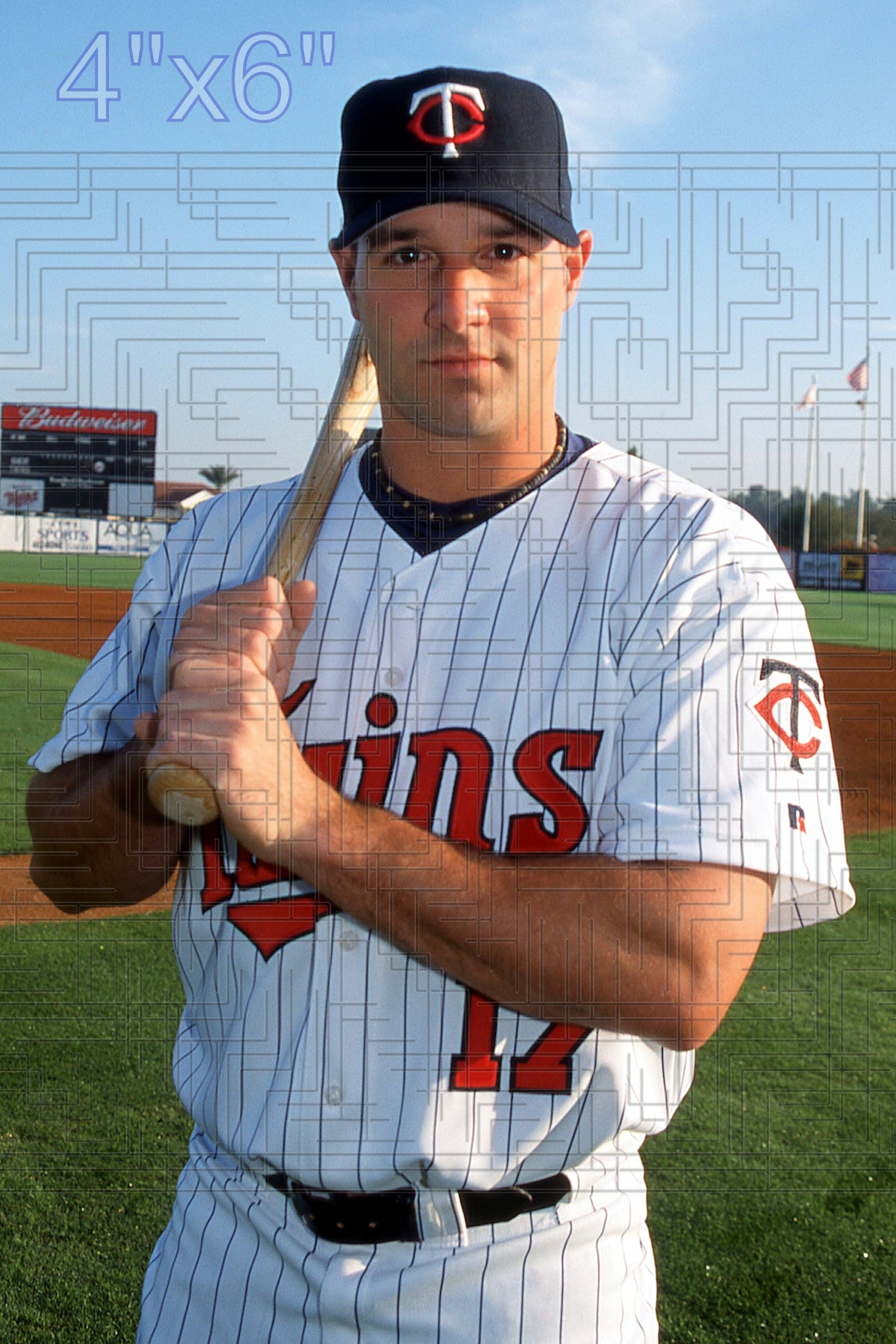 Dustan Mohr - 2002 Minnesota Twins - choose a size & style