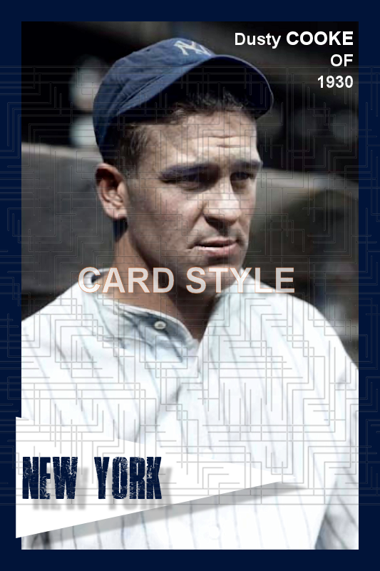Dusty Cooke - 1930 New York Yankees - choose a size & style