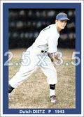 Dutch Dietz - 1943 Philadelphia Phillies - choose a size & style