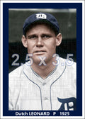 Dutch Leonard - 1925 Detroit Tigers - choose a size & style