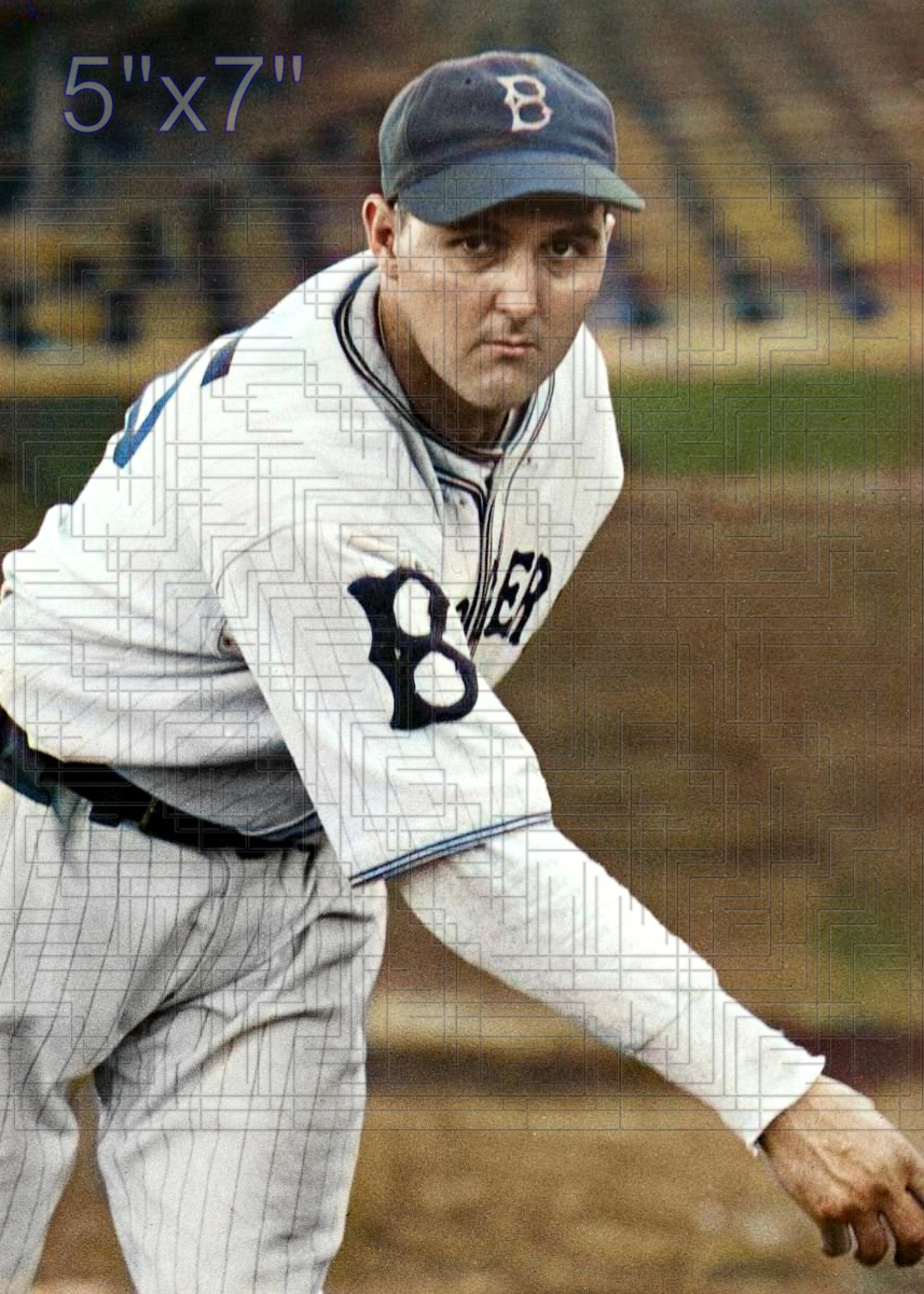 Dutch Leonard - 1933 Brooklyn Dodgers - choose a size & style