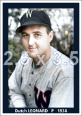 Dutch Leonard - 1938 Washington Senators - choose a size & style